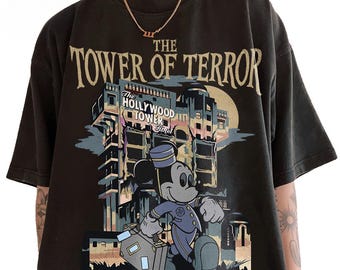 1994 Disney Twilight Zone Tower of Terror Shirt Vintage 90s