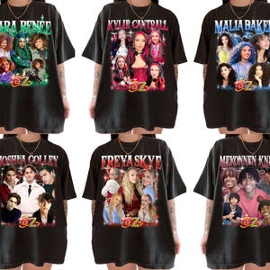 Custom Descendants 5 Shirt, Vintage Bootleg Summer Tour 2025 T-Shirt, Disney Zombies Worlds Collide Tour Bootleg Tee