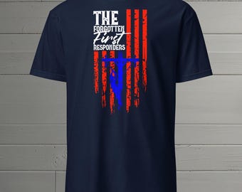 Lineman die vergessene Ersthelfer Unisex Softstyle T-Shirt - Lineman Geschenk, Storm Shirt