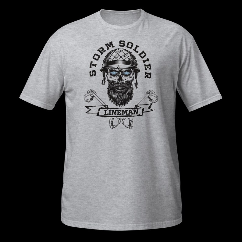 T-shirt Storm Soldier Lineman – Cadeau hoogspanningskabel Sport Grey