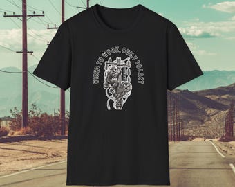 Lineman T-Shirt: Wired to Work, Durable Crew Gift