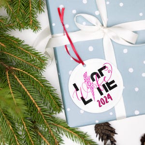 2024 Line Wife Acrylic Ornament | Christmas Gift for Lineman&#39;s Wife