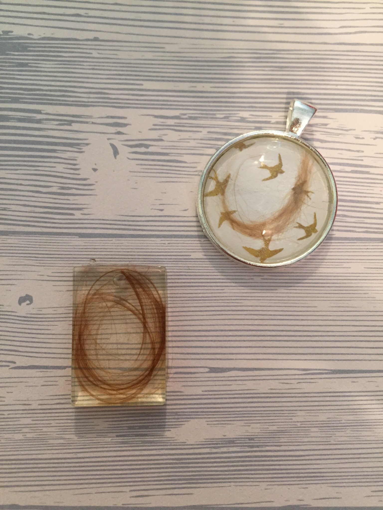 Baby hair outlet keepsake jewelry