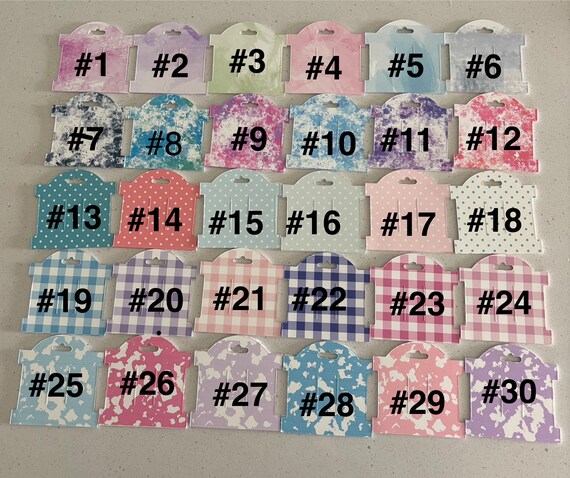 Hairbow display cards, 110lb cardstock display card, hair bow display card, bow card display, hair clip display card, custom print cardstock