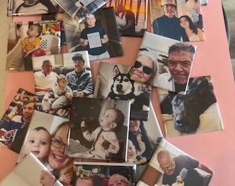 custom 2” photo magnets, custom fridge magnet, custom magnet, photo gift, refrigerator magnet, square magnet