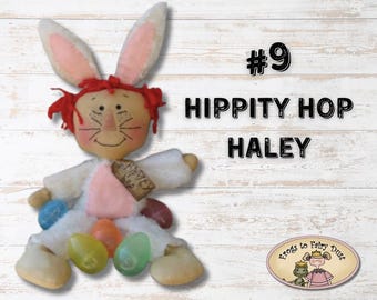 Primitive Raggedy Ann Easter Bunny Rag Doll Instant Download E-pattern ...