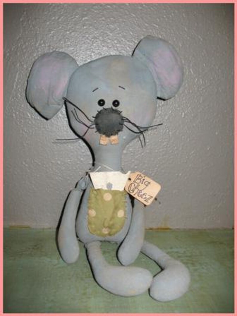 FTFD 27 Prim the Big Cheese Mouse or Rat Primitive Old Etsy