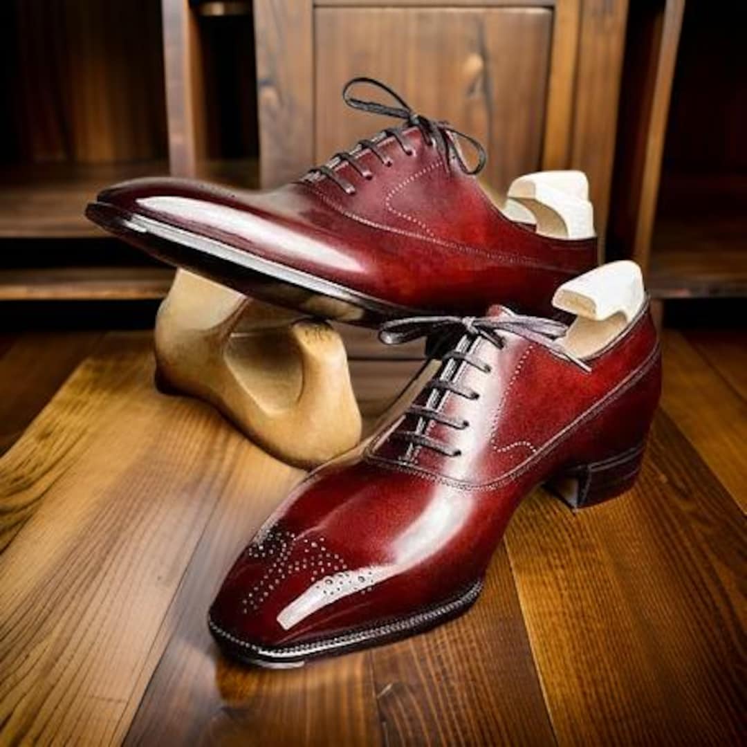 Leather Brogue Oxford Shoes main image 0