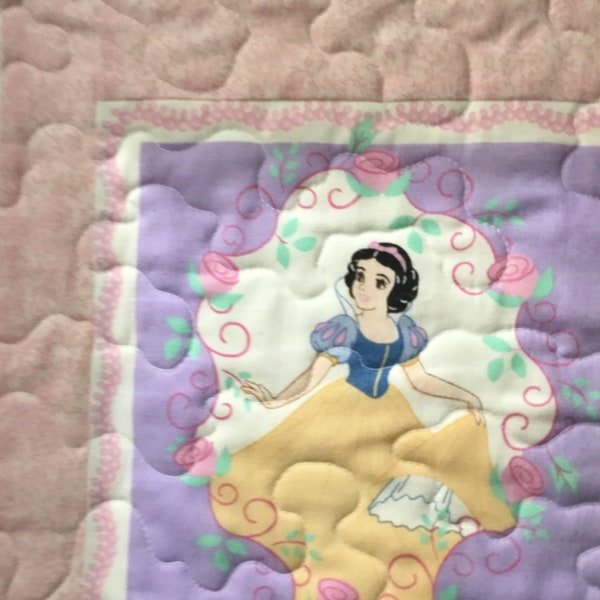 Doll quilt homemade,princesses, pretend play, wall hanging