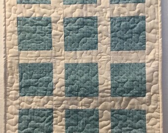 Doll quilt,doll blanket, american doll, 18" doll, pretend play handmade quilt