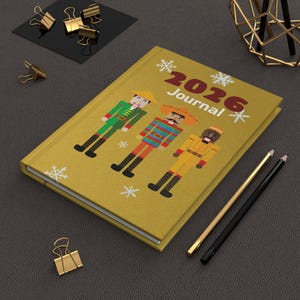 Diario de tapa dura de los Soldados Cascanueces 2025