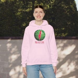 Palästina Hoodie Wassermelone 3D Karte Beste arabische palästinensische Frauen Geschenk Freund Unterstützung Gaza Authentisches Geschenk für Brithday Eid Aktivismus