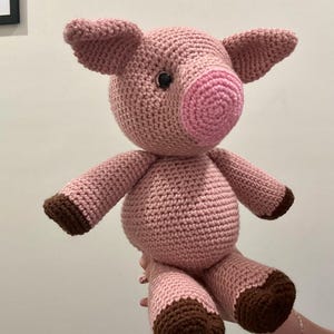 Cerdito amigurumi a crochet