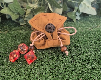 Bolsa de dados pequeños con forma de hoja de otoño: Mini bandeja para dados de D&D, ideal como regalo de Navidad.