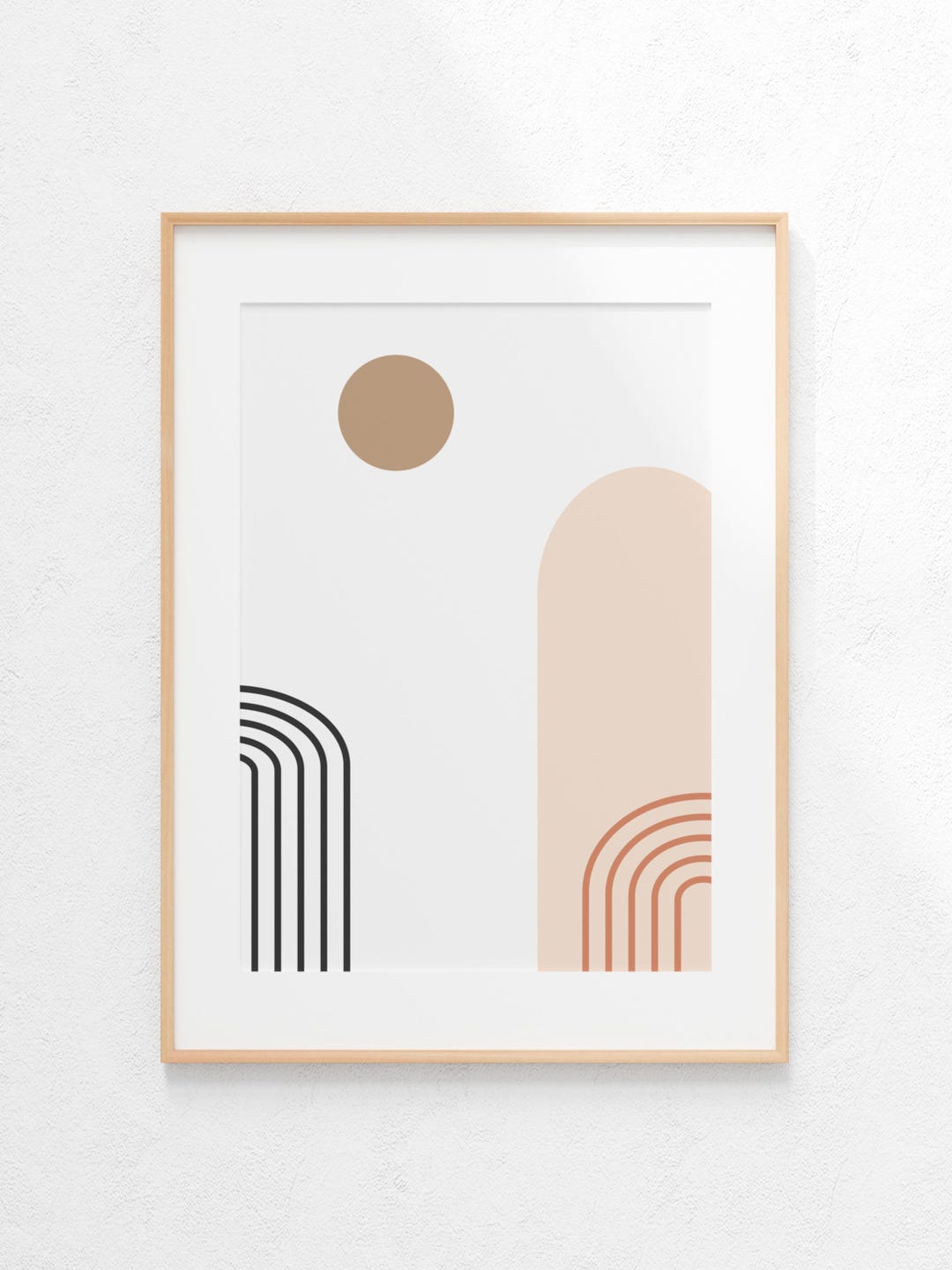 Minimalist Boho Art | Boho Wall Decor | Earthy Printable Art | Modern ...