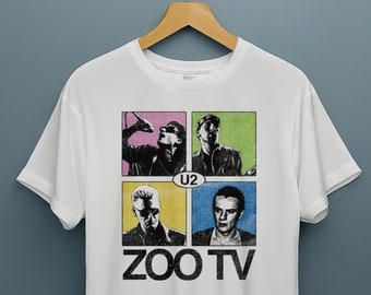 Vintage 90s U2 Zoo Tv Tour Promo Album Concert T Shirt XL Size - Etsy