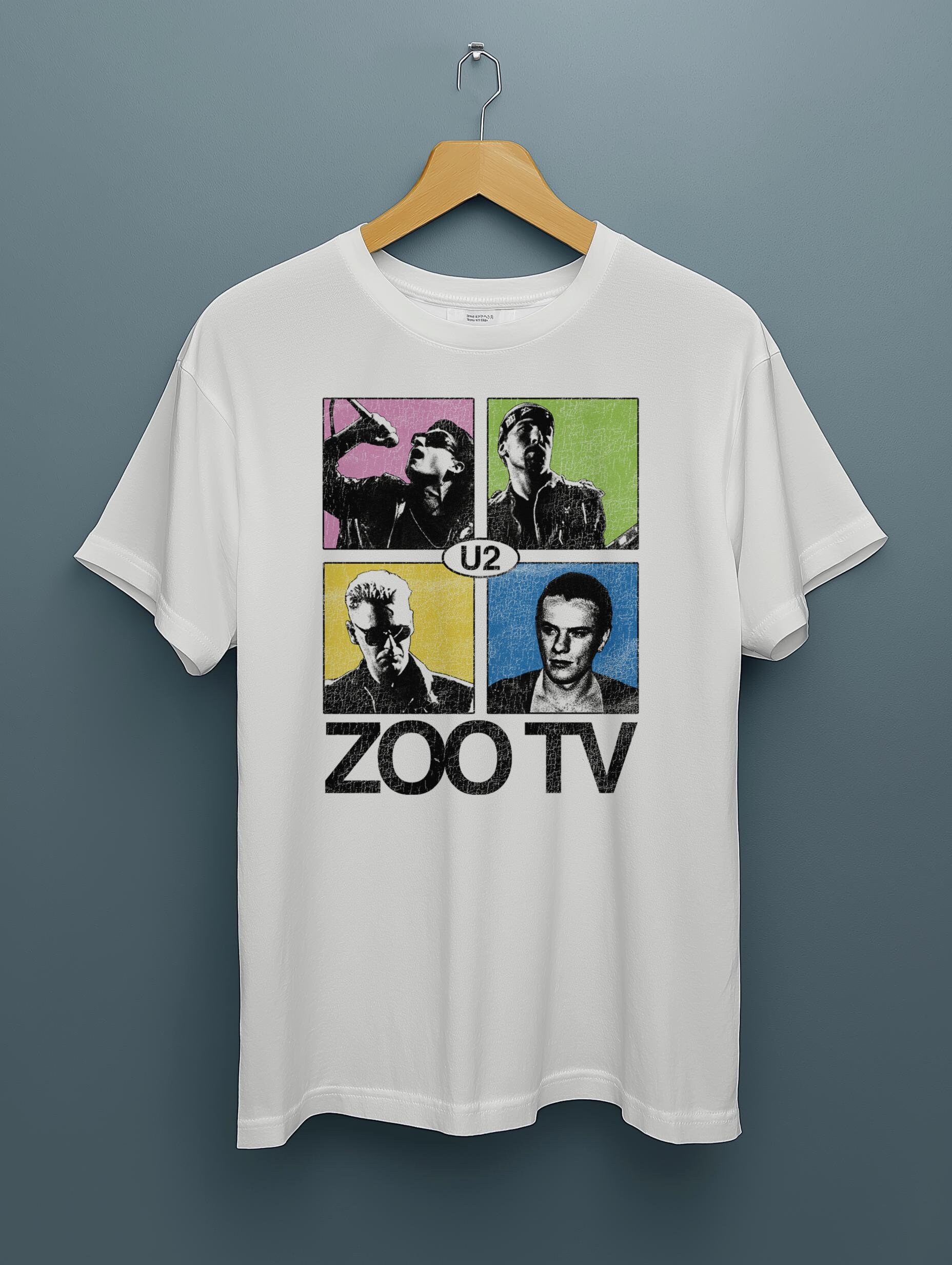 U2「ZOOROPA / ZOO TV」ツアー オリジナル・ヴィンテージTシャツ U2 - Zoo TVツアー ヴィンテージシャツ - 送料無料 - Etsy 日本