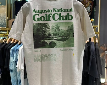 Camiseta vintage del Masters, golf, camiseta del Augusta National Golf Club