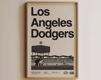 ヴィンテージ ロサンゼルス・ドジャース「ドジャースタジアム25周年