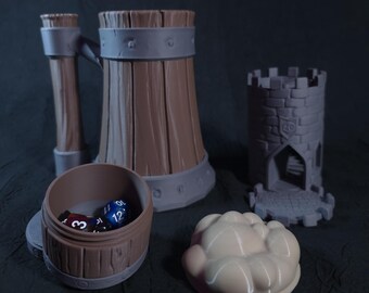 Tavern Mug Dice Vault – RPG Dice Tower & Can Holder