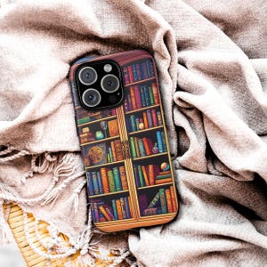 Custodia per iPhone Magical Library: custodia per telefono con libreria fantasy