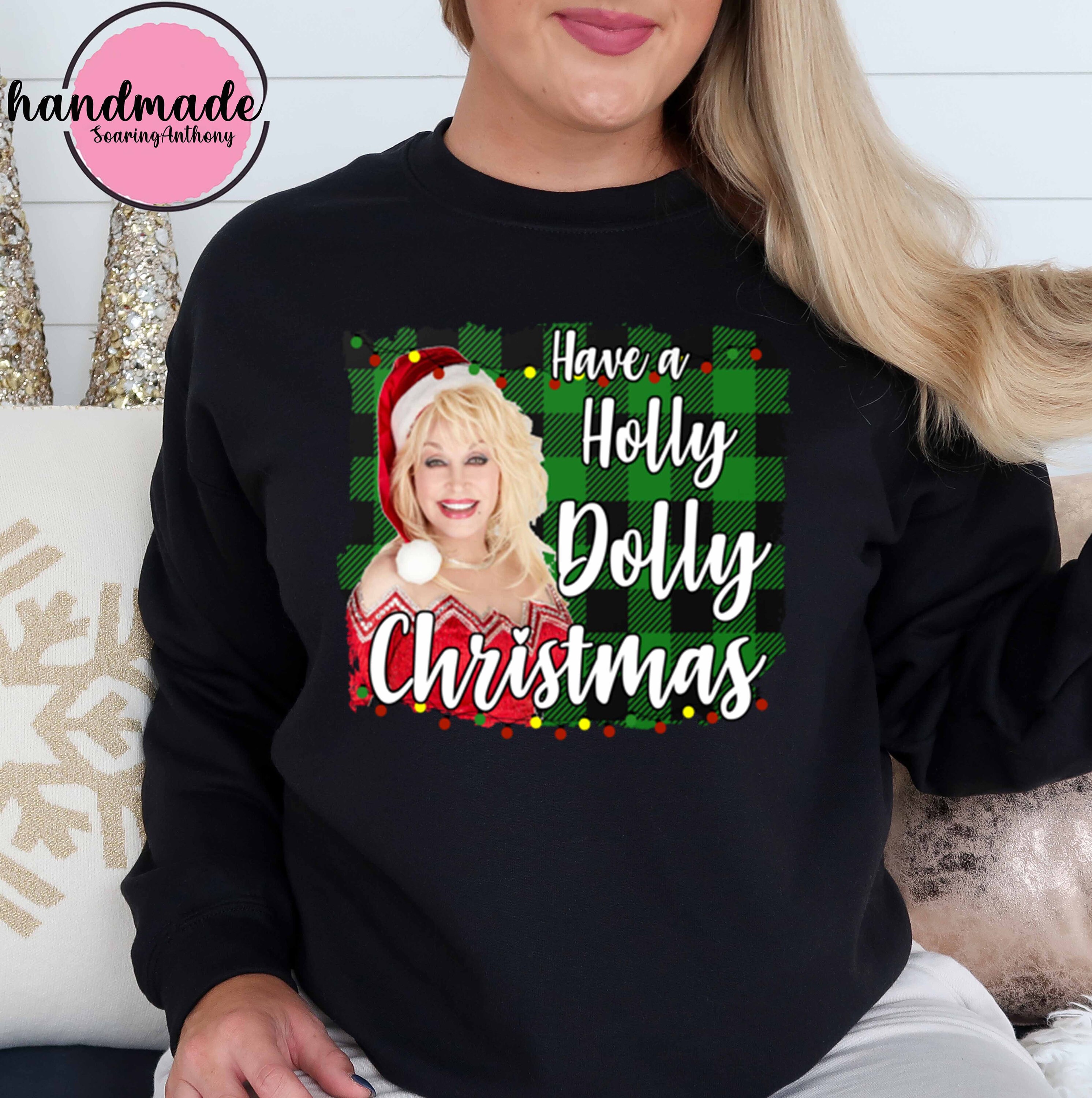 holly dolly christmas shirt
