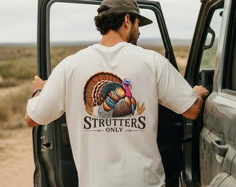 Wild Turkey Hunting T-Shirt: Hunter's Gift, Softstyle Cotton, Turkey Season Shirt