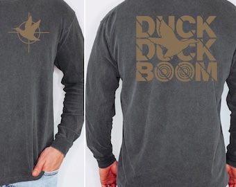 Camiseta de manga larga Duck Hunter / Colores cómodos, regalo para actividades al aire libre