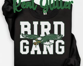 Eagle Real Glitter Sweatshirt,  Fan Sweatshirt
