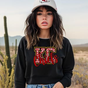 Kansas City Chiefs cropped sweatshirt, Gameday shirt, Chiefs Fans, Three peat, Go Chiefs, Leopard print cropped sweatshirt, Kansas City Chiefs Cropped Sweatshirt | Women's Fleece Pullover | Gameday Ready Gift | Three Peat | Go Chiefs, Cropped Sweatshirt
Chiefs Fan
Game Day Apparel
Three Peat Design
Kansas City Chiefs
NFL Fan Gear
Stylish Activewear
Football Fan Gift
Chiefs Nation
Kansas Superbowl
Chiefs cropped top
Cropped Chiefs shirt
Leopard print crop
