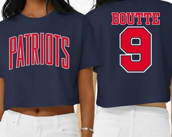 Patriots Boutte Women Gameday Crop Tee