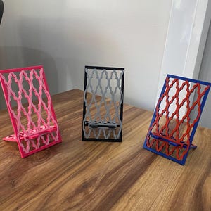 Telefonhalter 3D-Druck Stl-Datei, Ohrringständer 3D Stl-Dateien, 3D-Druck-Telefonständer-Druckdatei