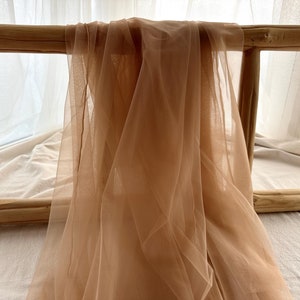 Dark Champagne Tulle Fabric,Wedding Tulle Fabric,Mesh Tulle Fabric,DIY Tulle Fabric,Tutu Fabricstretch Tulle Fabric,Bridal Veil Fabric