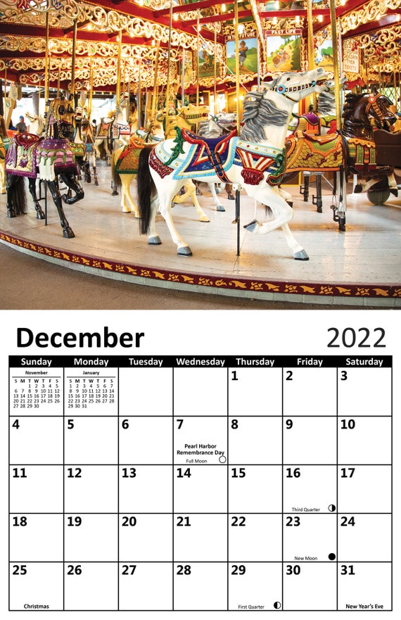 Knoebels 2022 Calendar 2022 Calendar Featuring Images Of Knoebels | Etsy