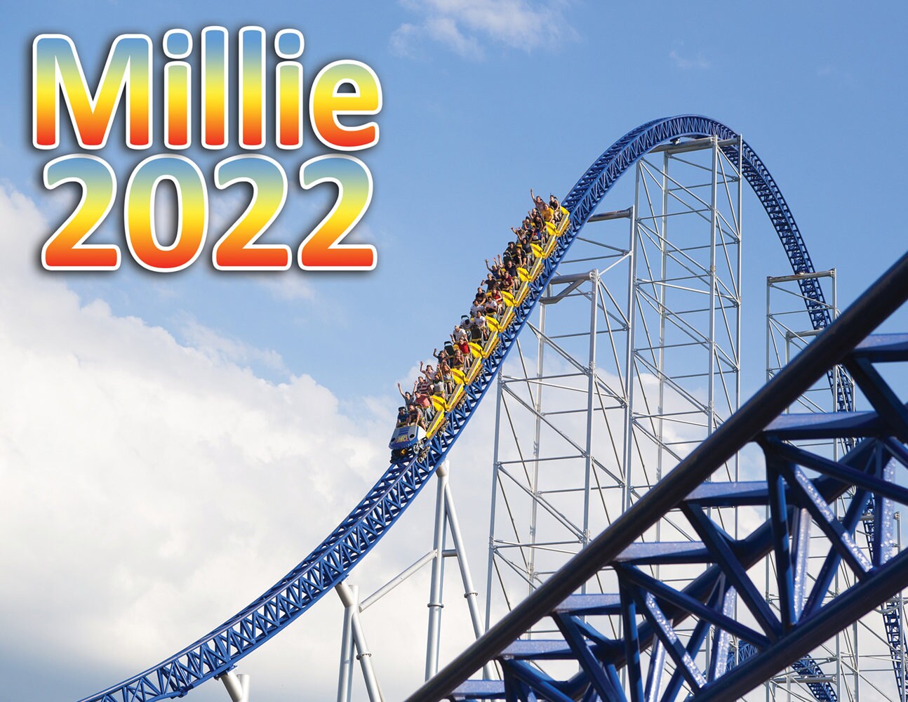 2022 Calendar Featuring Images Of Millennium Force At Cedar Point