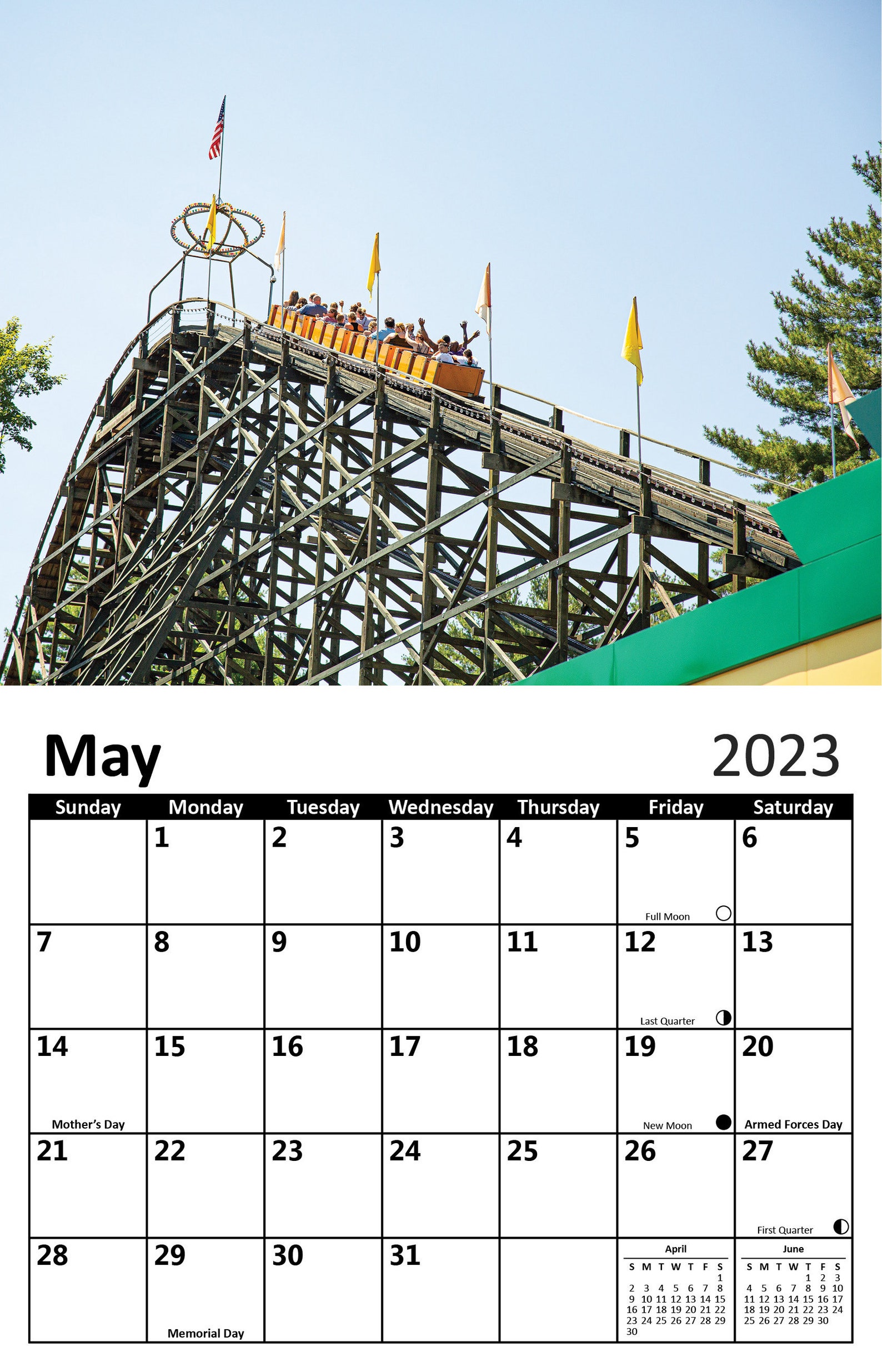 2023 Knoebels Images Calendar Etsy