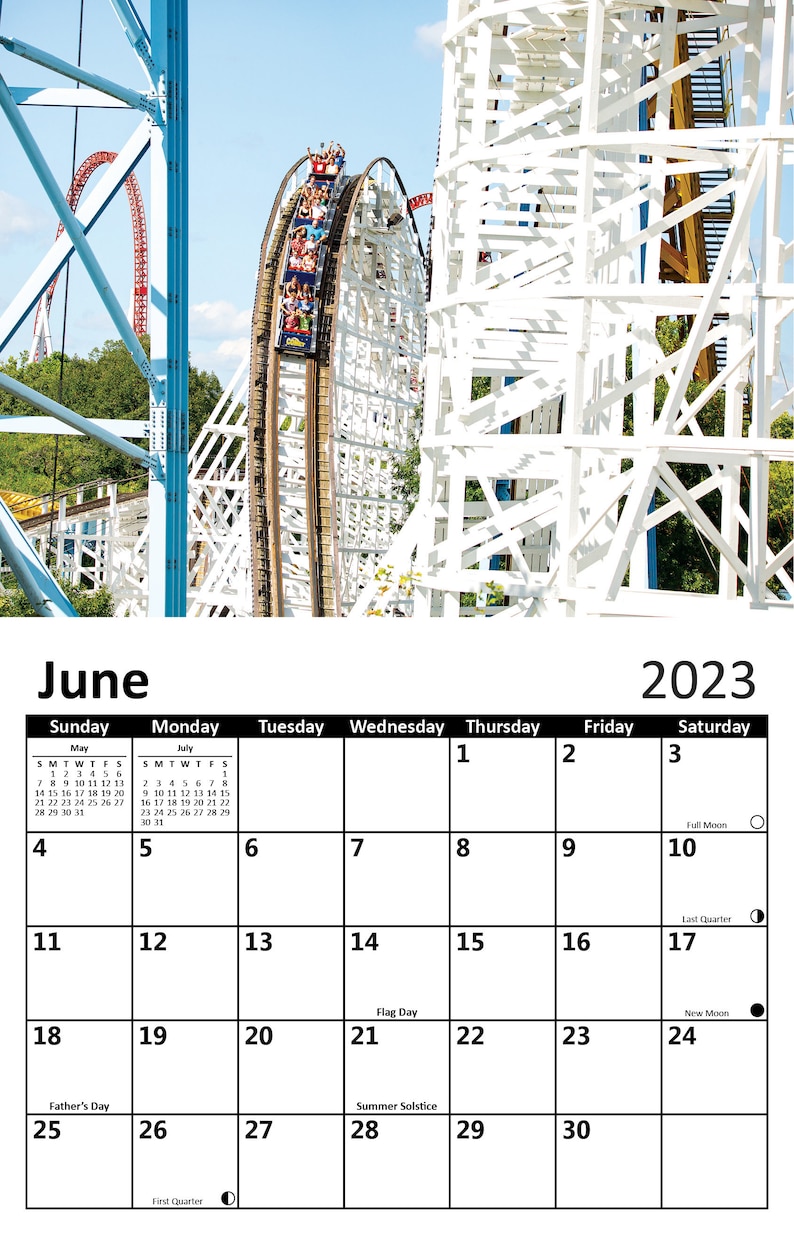 2023 Hersheypark Images Calendar Etsy