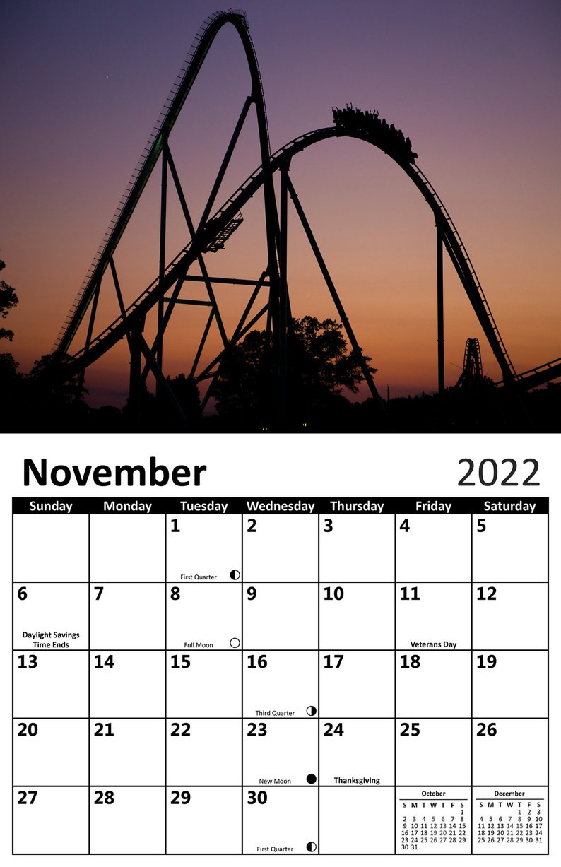 Carowinds Calendar 2023 This Item Is Unavailable | Etsy