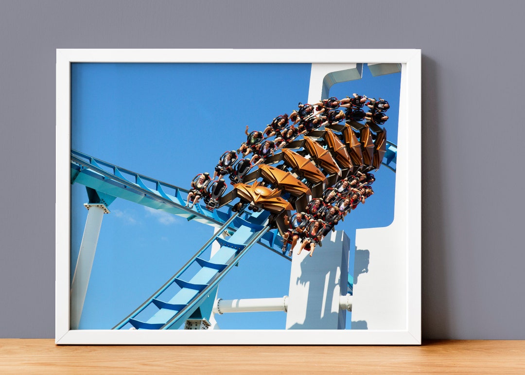 Cedar Point Gatekeeper Roller Coaster Poster Print or Canvas - Etsy