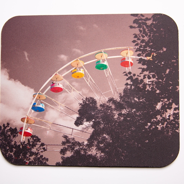 Knoebels Giant Wheel Selective Color Mouse Pad