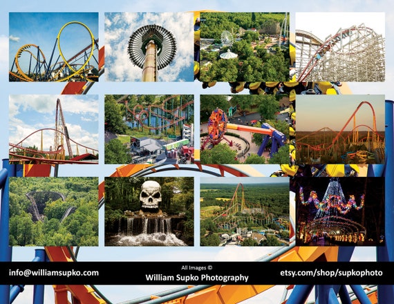 2022 Calendar Featuring Images Of Kings Dominion | Etsy