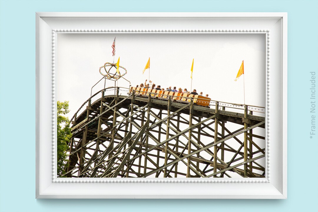 Knoebels Phoenix Roller Coaster Poster Print or Canvas - Etsy