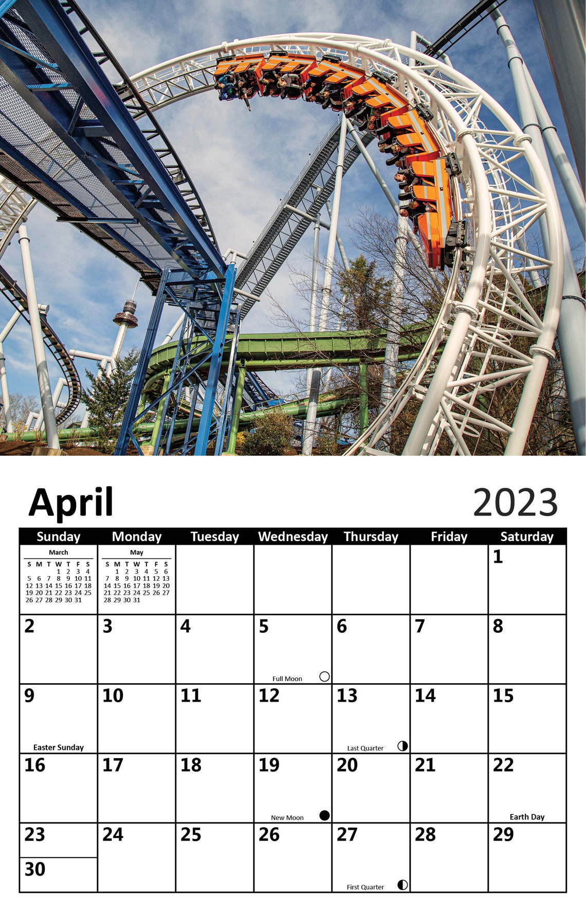 2023 Hersheypark Images Calendar Etsy