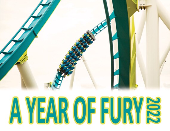 Carowinds Calendar 2022 2022 Calendar Featuring Images Of Fury 325 Roller Coaster At | Etsy