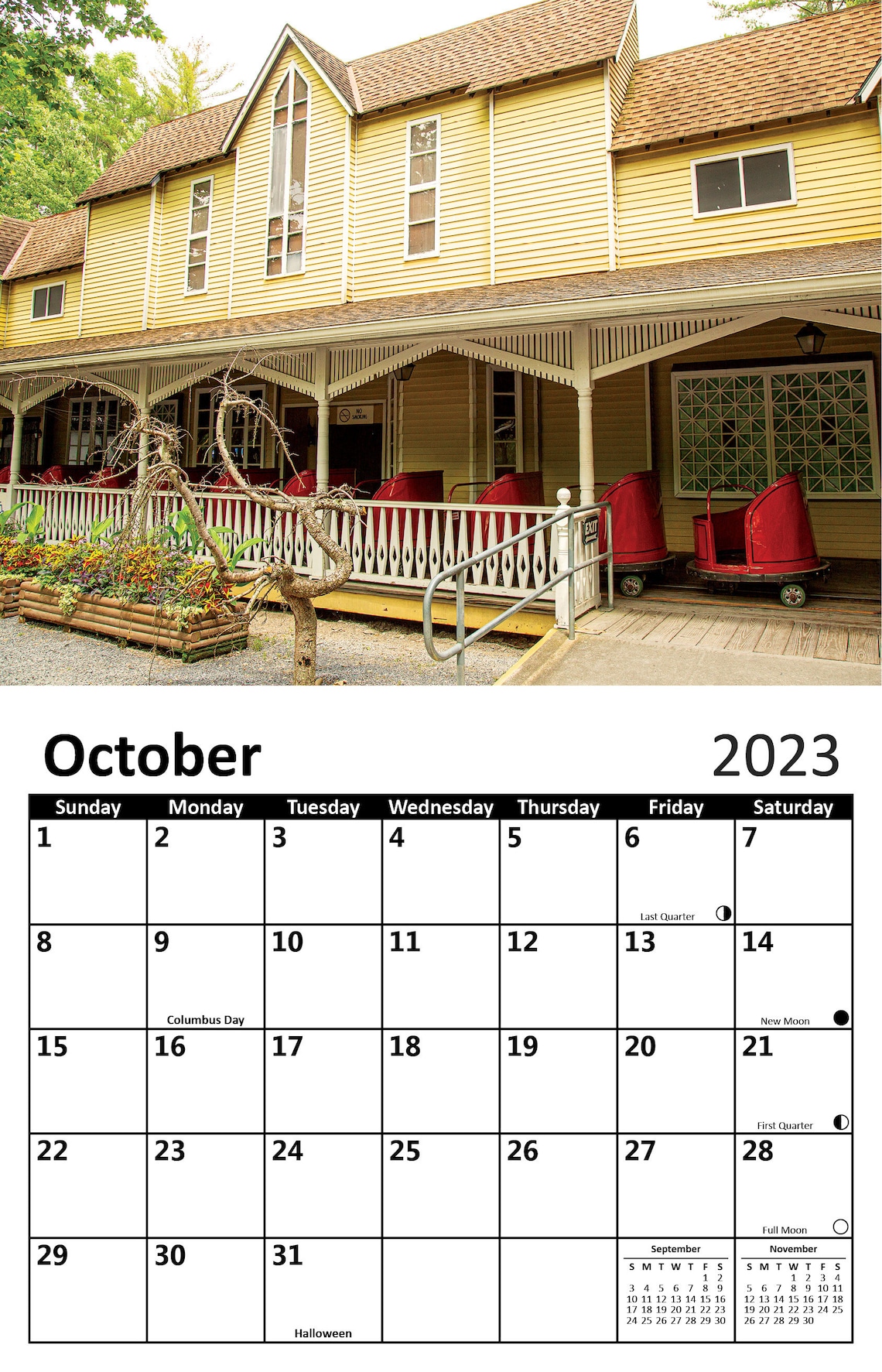 2023 Knoebels Images Calendar Etsy