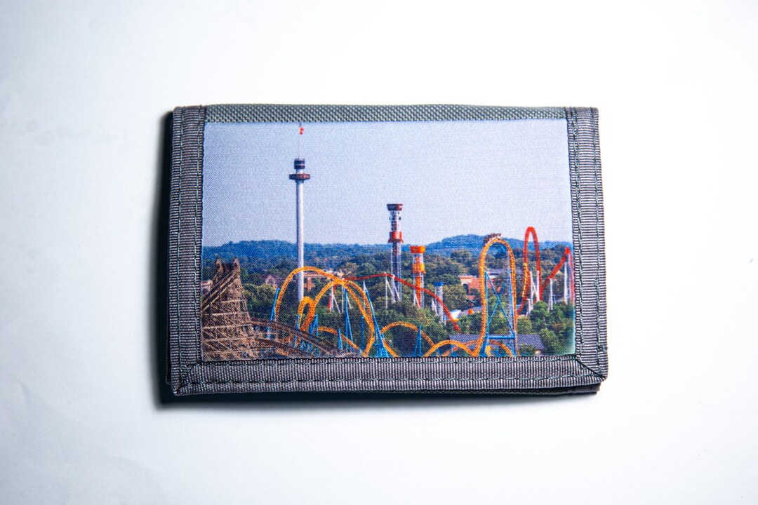 Hersheypark Roller Coaster Skyline Wallet Etsy