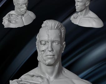 ターミネーター T-800 ハイブリッドモデル STL ファイル: 3D プリントコレクタブル (デジタルファイル)