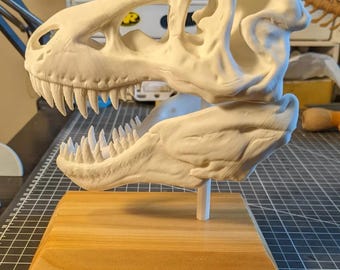 T-Rex Skull 3D Print STL File: Dinosaur Fossil Replica (Digital Download)
