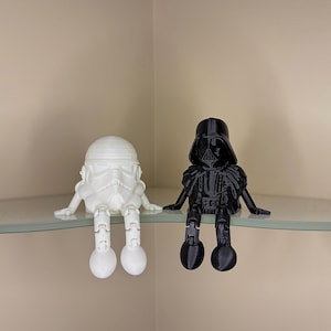 Darth Vader & Stormtrooper High-Quality STL File, 3D Printing Digital STL for Collectors, Star Wars Figures, Miniature Set, Desk Decor
