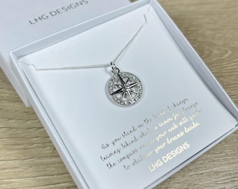 Collier New Beginnings - Bijoux pour un nouveau départ, porte-bonheur, source d'inspiration pour l'obtention du diplôme, un nouvel emploi, un déménagement ou un cadeau de départ,